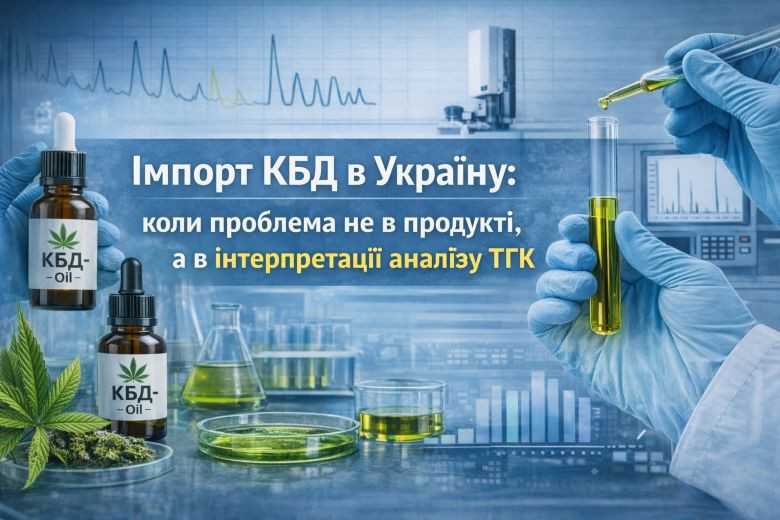 Імпорт КБД в Україну: коли проблема не в продукті, а в інтерпретації аналізу ТГК