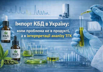 Імпорт КБД в Україну: коли проблема не в продукті, а в інтерпретації аналізу ТГК
